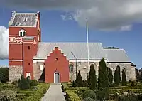 Ålum kirke set fra syd