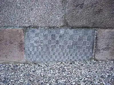 Østerbølle Kirke Skakbrætsten Nær