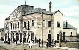 Jødisk Mikvé i Berehove (i dag en bank)