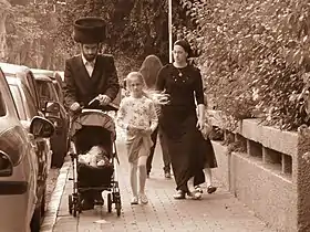 Haredisk familie 2014 i Tel Aviv