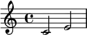 {
{ c'2 e'2 }
}