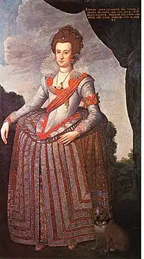 Dronning Anna Cathrine, maleri fra ca. år 1600