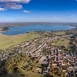 Joachimsthal, i baggrunden Grimnitzsee