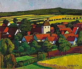 Wettesingen, landsby i Landkreis Kassel, Hessen, 1909