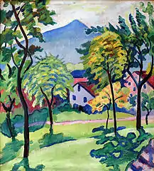 Landskab ved Tegernsee, 1910 Germanisches Nationalmuseum