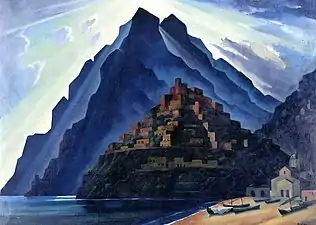 Positano i Salerno, ca. 1923