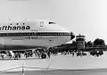 Den første Boeing 747 som landede i Nürnberg. (12. juli 1970)