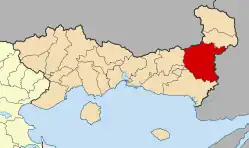 Souflis beliggenhed i Vestthrakien