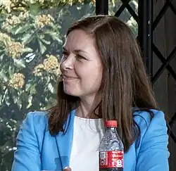 Louise Schack Elholm på Folkemødet i 2023.