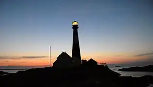 Færder fyr set fra syd