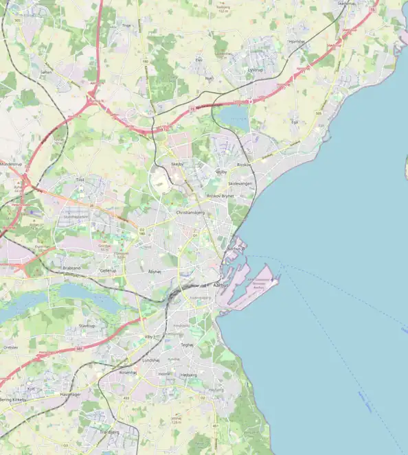 Journalisthøjskolen  ligger i Aarhus