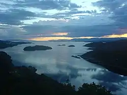 Stjørdalsfjorden, set fra Gevingåsen
