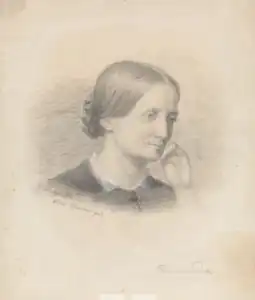 Camilla Collett, 1855