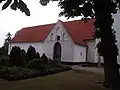 Åsum Kirke fra nord