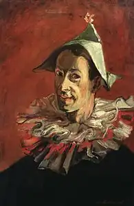 Abraham Mintchine: Harlekin Portrait of the artist as a Harlequin, Tate