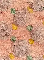 Året klisterpapir (ty. Geädertes Kleisterpapier) fra midten af 1700-tallet