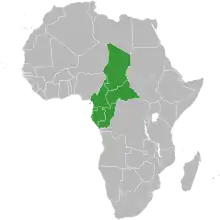 CEMAC's medlemslande