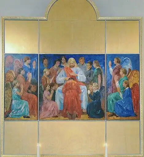 Den spedalske. Taksigelseskirken, 1925-27