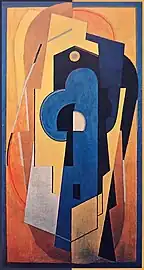 Composition bleu et jaune, 1921