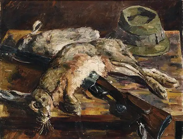 Jagtstilleben, 1937 (usikker) Jagdstillleben