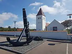 Alexander Nevskijs anker foran kirken