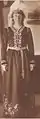 Dronning Alexandrine i islandsk folkedragt i 1921