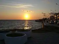 Solnedgang i Alexandroupoli
