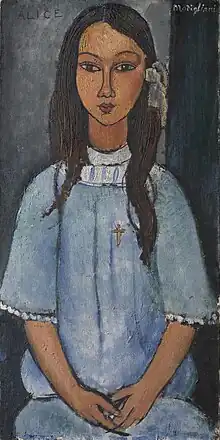 Amedeo Modigliani, 'Alice', circa 1918