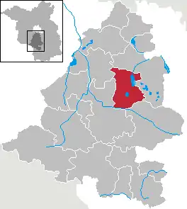 Beliggenhed af Am Mellensee i Landkreis Teltow-Fläming