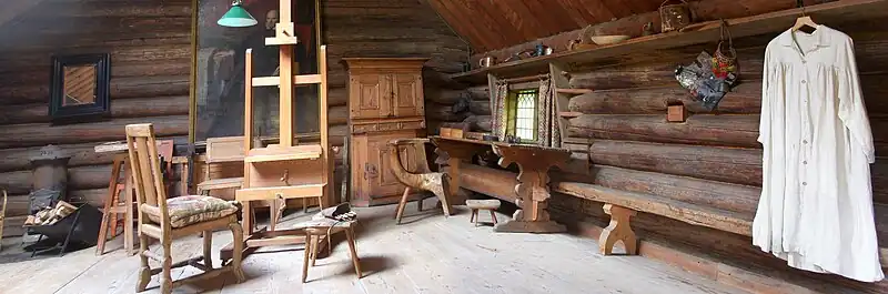 Anders Zorns atelier på Zorngården i Mora ved Siljansøen.