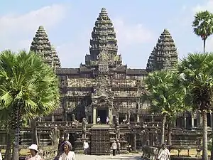 Angkor Wat set fra vest