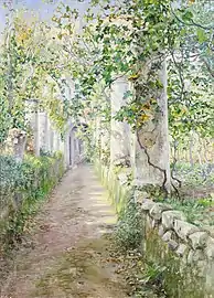 Lantgård, Capri, 1891