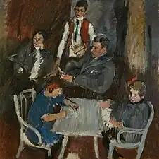 Portræt af Schaukal-familien, 1911