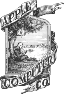 Det første Apple logo.