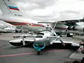 Russisk ekranoplan “Aquaglide 2” ved Berlin Air Show ILA2006