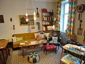 Dagligstue fra 1950'erne