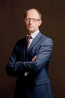 Arsenij JatsenjukFungerende Premierminister for Ukraine