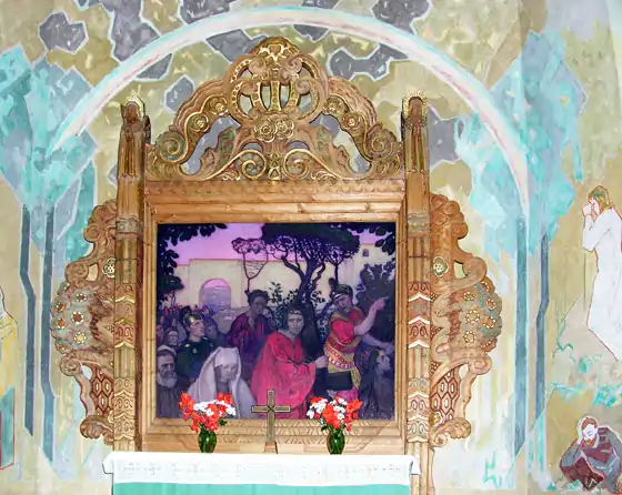 Altertavle i Trefaldighetskyrkan i Arvika