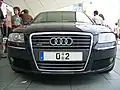Audi A8 W12 som ministerbil for Angela Merkel