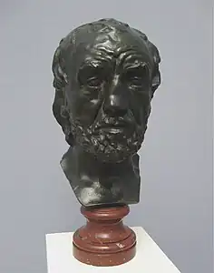 Auguste Rodin - Mand med brudt næse ca. 1863