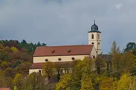 Kirke i Aura an der Saale