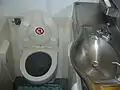 Toilet i et fly B747