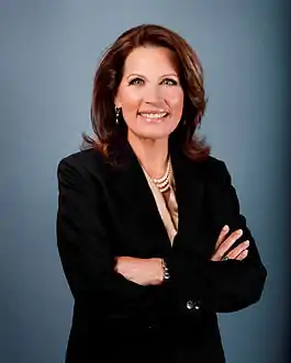 Michele Bachmann, medlem af Repræsentanternes Hus, fra Minnesota (trak sig d. 4. jan 2012).