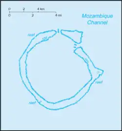 Bassas da India21° 27’ S, 39° 45’ E