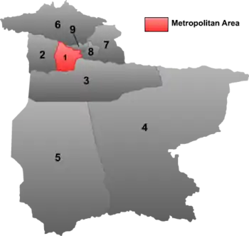 Kort over Bayingolin