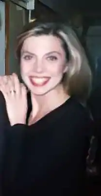 Benedicta Boccoli på Teatro San Babila i Milano, 1988