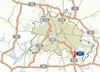 Bundesautobahn 117s forløb