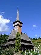 Traditionel trækirke i det nordlige Rumænien