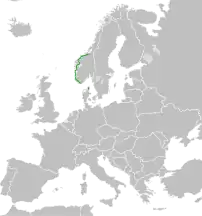 E39 i Danmarks forløb