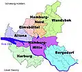Bezirke i Hamborg
